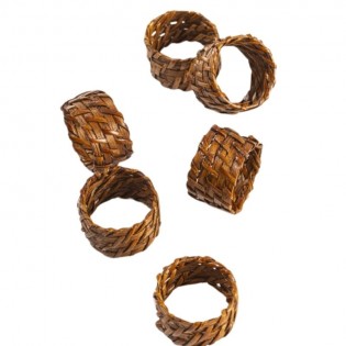 Porta Servilletas Rattan -...