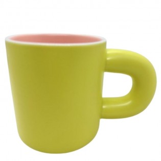 Taza Ceramica Bicolor cod...
