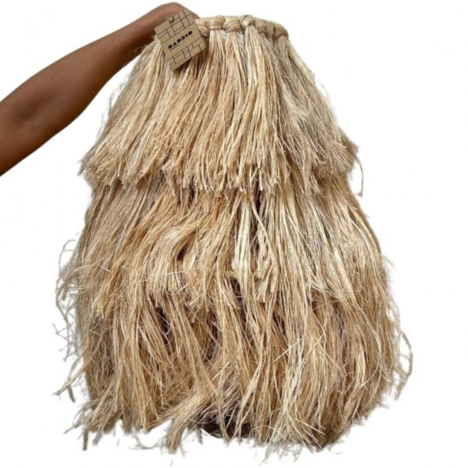 Pantalla de Fibra Natural Desflecada...