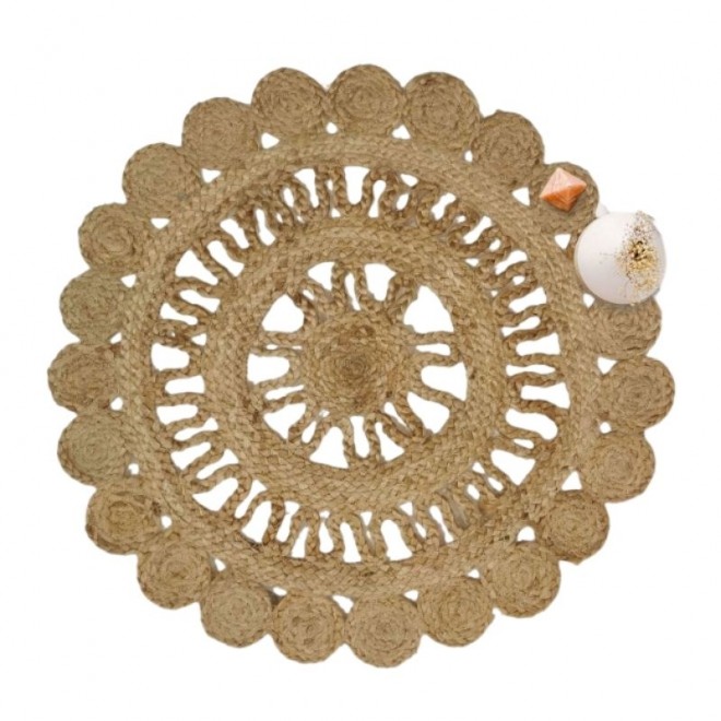 Alfombra de Yute Calada 90 cm cod 83090