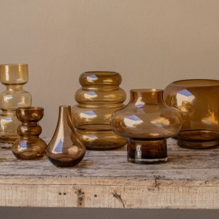 Florero Vidrio Color 23cm x... 2