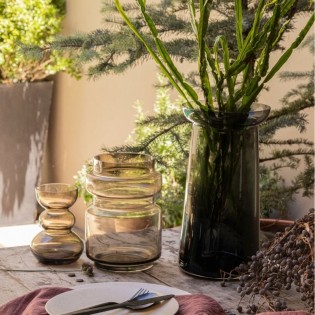 Florero Vidrio Color 14cm x... 2