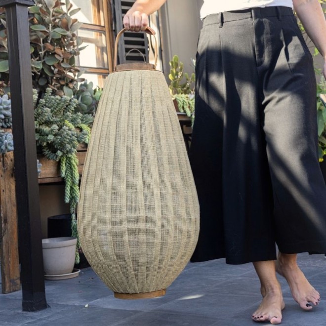 Fanal Revestido Yute Natural 90cm cod...