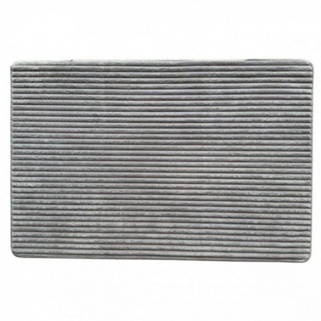 Alfombra Diseño Acanalado color Gris...