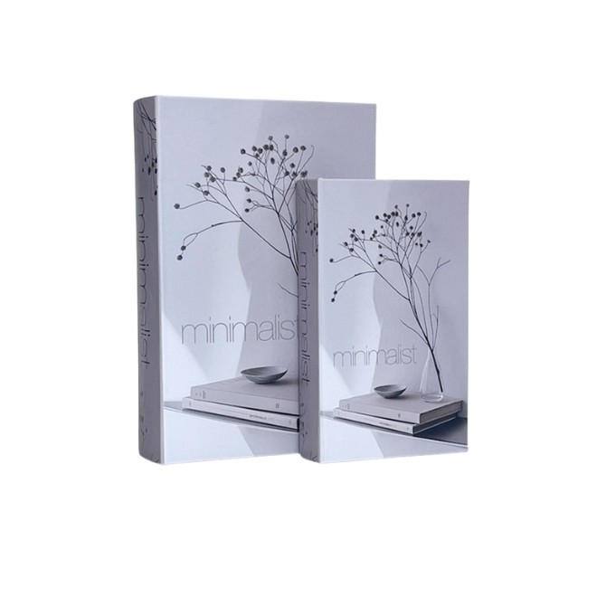 Libro Caja Minimalist Set x 2 cod....