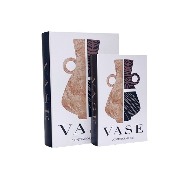 Libro Caja VASE Set x 2 cod. 623124