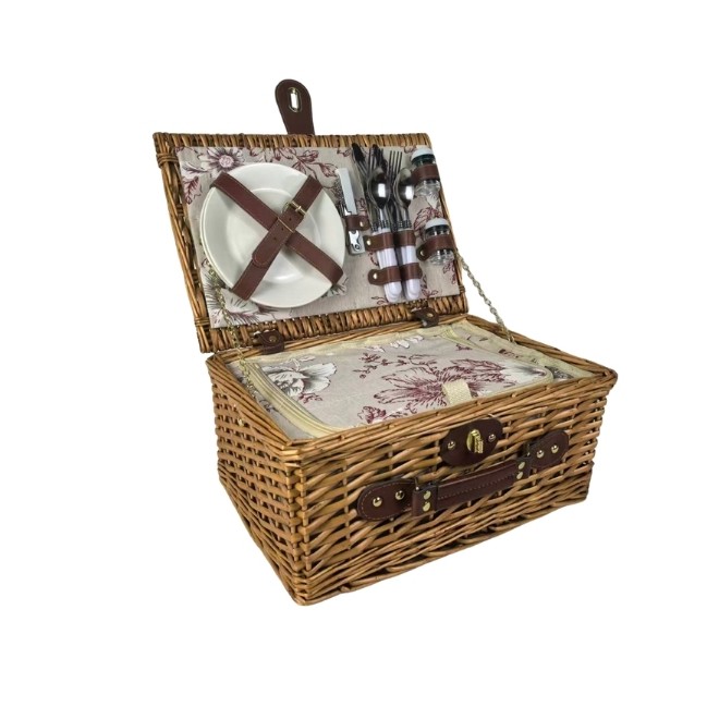 Cesta de picnic de mimbre para 2...