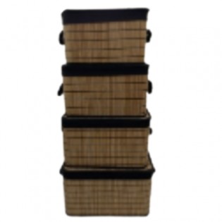 Canasto de Bamboo Set x 4...