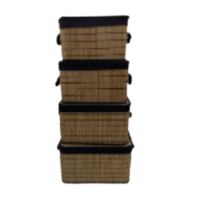 Canasto de Bamboo Set x 4 Cod.234736