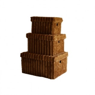 Canastos Textiles Con tapa...