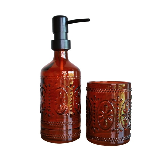 Dispenser con vaso para baño de 380ml...