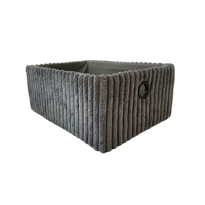 Canastos Textiles Set x 3 Gris....