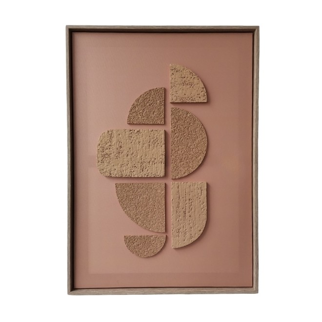 Cuadro Abstract Relief Terracota...