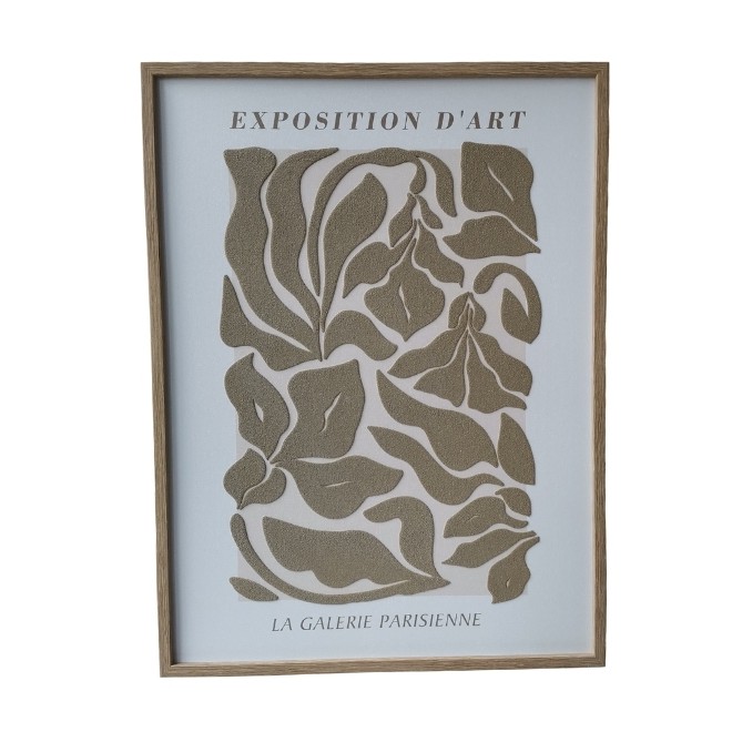 Cuadro Botánico Foam Green Cod.000008