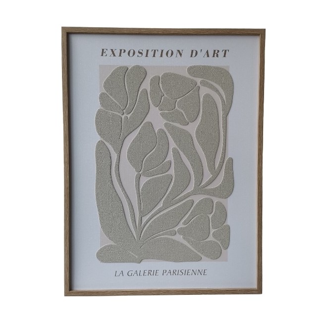 Cuadro Botánico Foam Natural Cod.000009