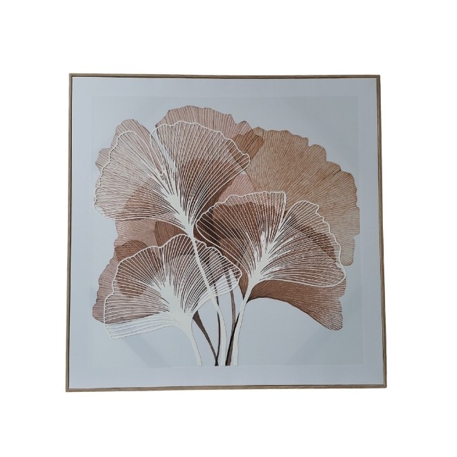 Cuadro Plaster Ginkgo Gold Cod.000010