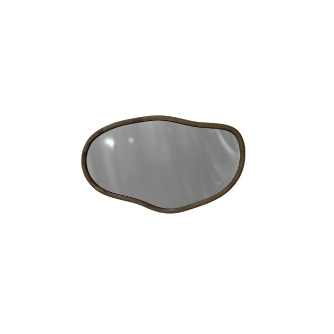 Espejo Marco madera natural lustrada...