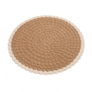 Individual centro Marrón...