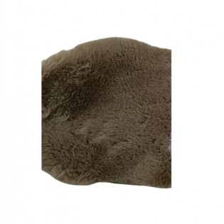 Alfombra Peluche Marrón...