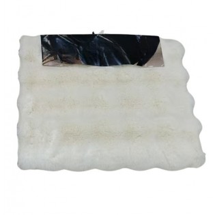 Alfombra Relieve Blanco...