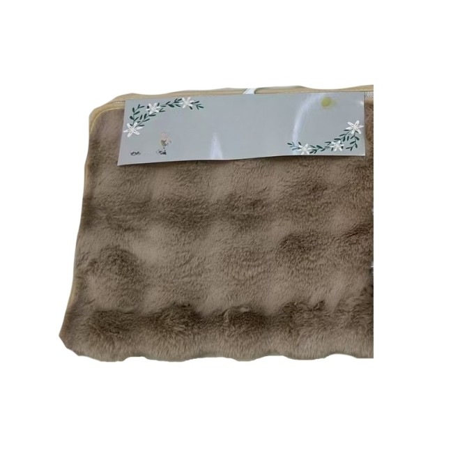 Alfombra Relieve Marrón Chocolate...