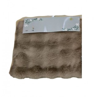 Alfombra Relieve Marrón...