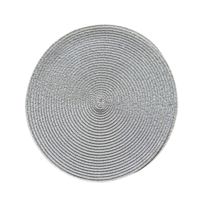 Individual centro Fibra Natural Gris...