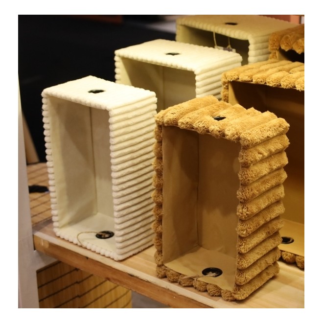 Canastos Textiles Set x 3 Marrón....