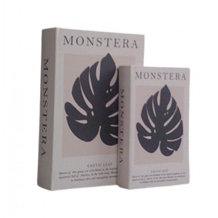Libro Caja Monstera Set x 2...