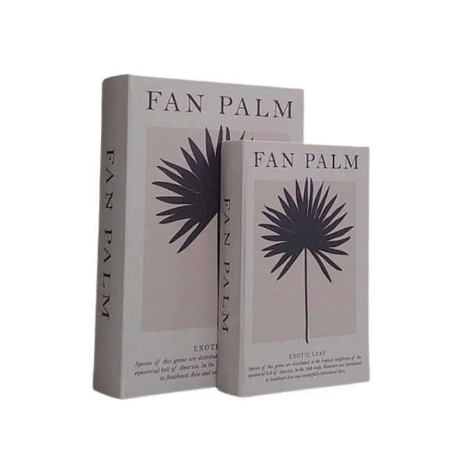 Libro Caja Fan Palm Set x 2 cod. 623126