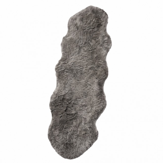 Alfombra Peluche Larga Marrón Oscuro...