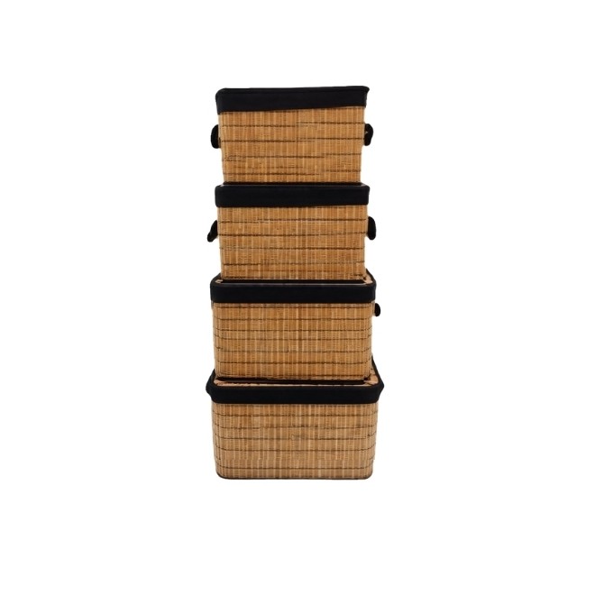 Canasto de Bamboo Set x 4 Cod.234736