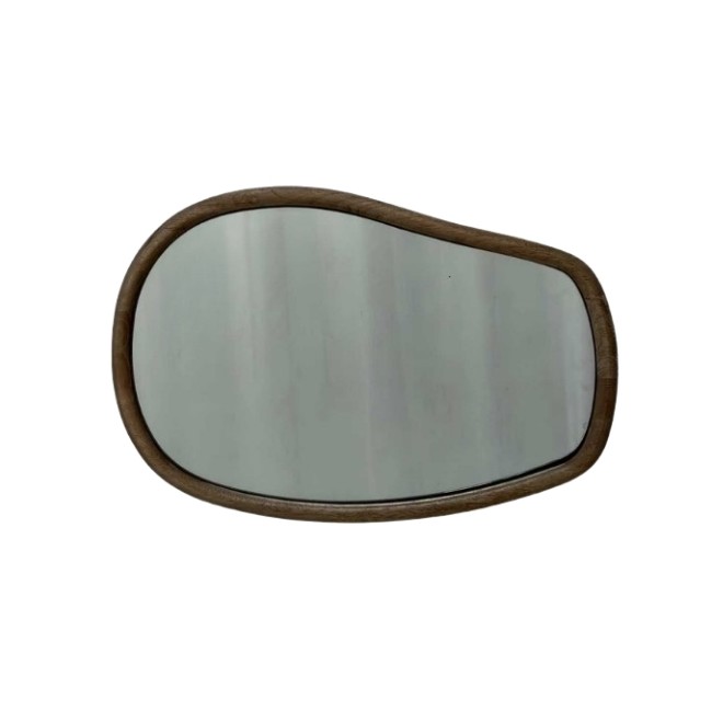 Espejo Marco madera natural lustrada...