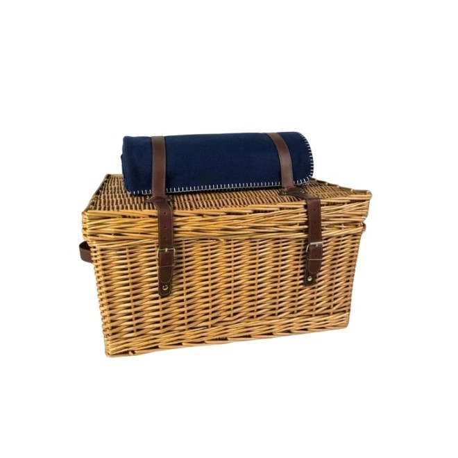 Cesta de picnic de mimbre Azul...
