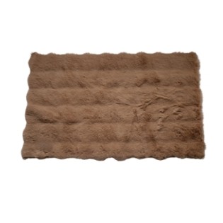 Alfombra Relieve Marrón...