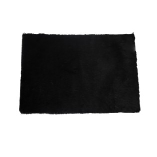 Alfombra Peluche Negro 60cm...