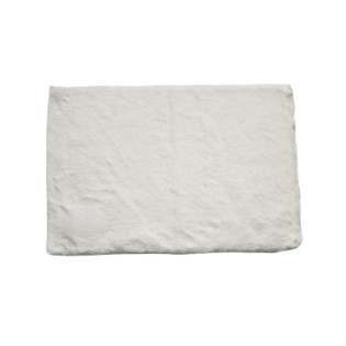 Alfombra Peluche Marfil...