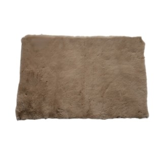 Alfombra Peluche Marrón...