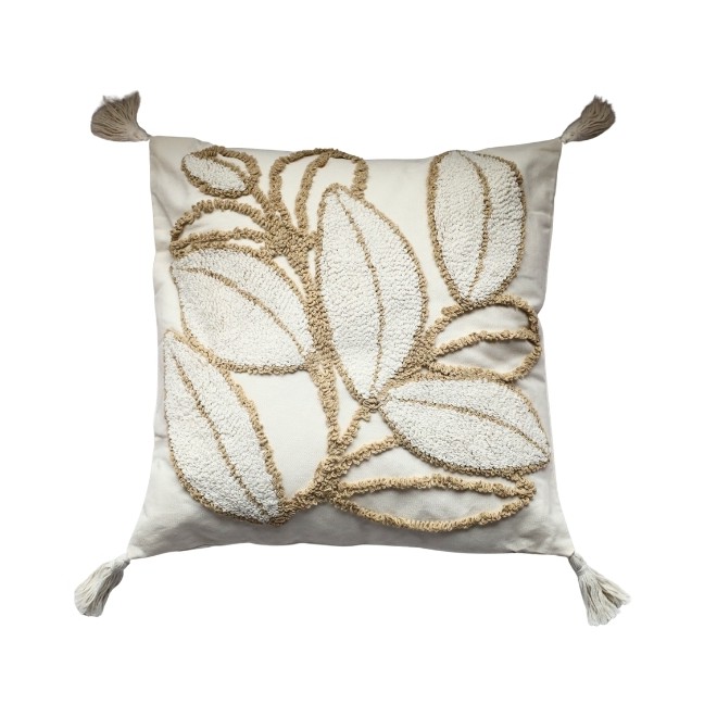 Almohadon con Relleno 45x45 Hojas -...