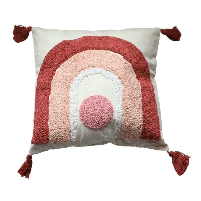 Almohadon con Relleno 45x45 Arcoiris...