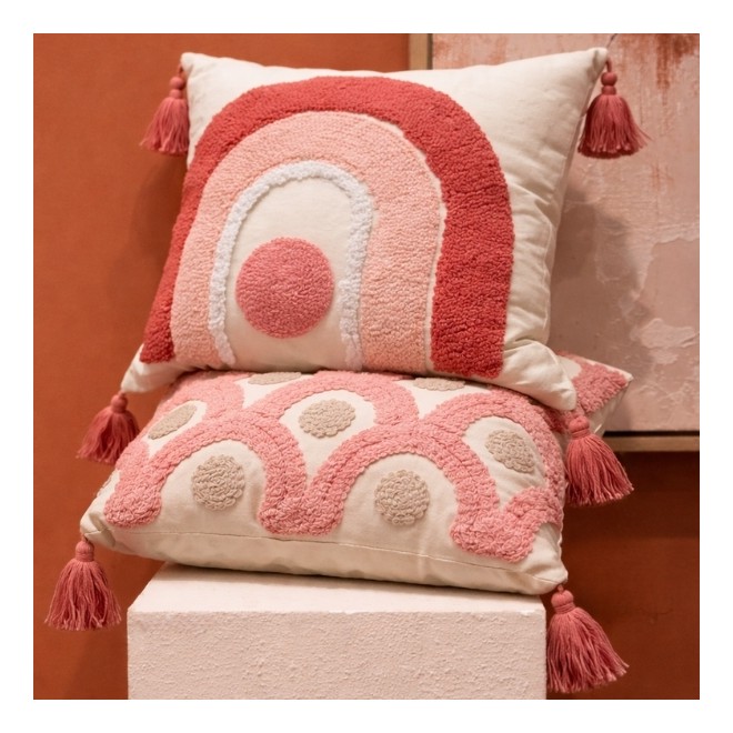 Almohadon con Relleno 45x45 Arcoiris...