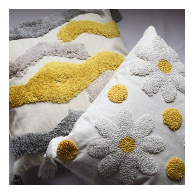 Almohadon con Relleno 45x45 Lineas -...