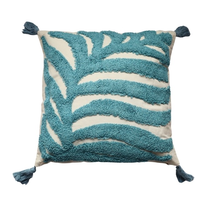 Almohadon con Relleno 45x45 Turquesa...