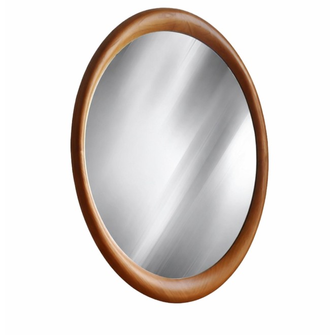 Espejo Ovalado Marco madera natural...